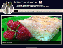 Tablet Screenshot of apinchofgerman.com